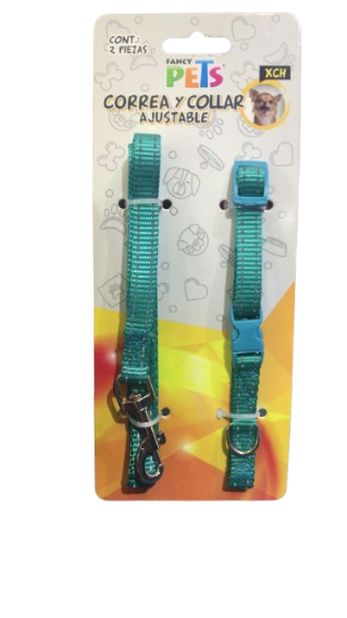 COLLAR XCH C/CORREA C/BANDAS REFLEJANTES