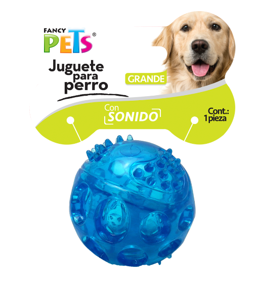 JUGUETE PELOTA FLEXIBLE GDE C/SONIDO