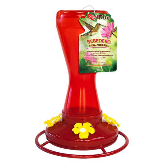 BEBEDERO ROJO PARA COLIBRI 470 ML