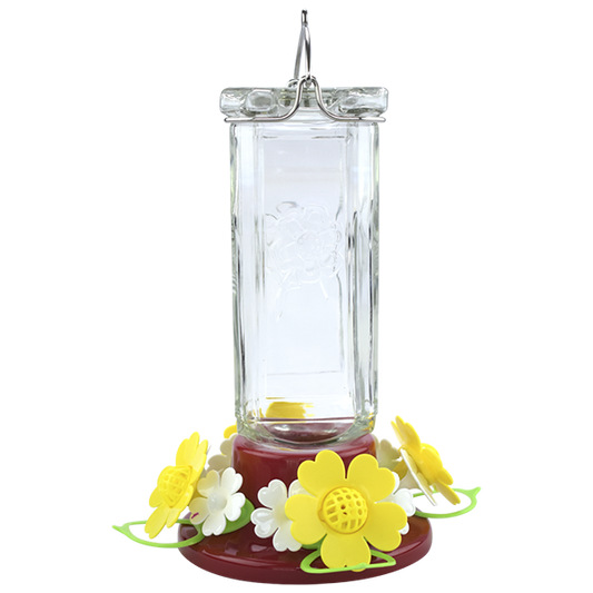 BEBEDERO DE VIDRIO PRISMA P/COLIBRI 600 ML