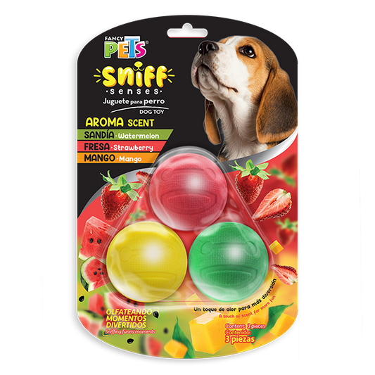 JUGUETE SET DE PELOTAS CON AROMA