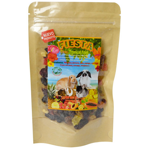 TROPICAL FRUIT P/CONEJOS 90G