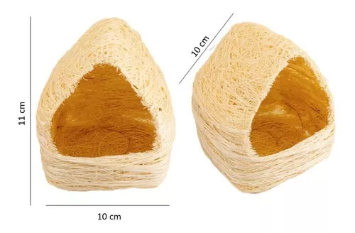 NIDO DE IXTLE PARA AVES PEQUEÑAS O MEDIANAS