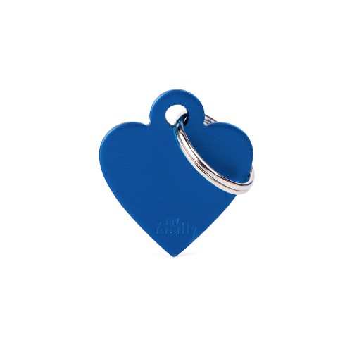 PLACA DE IDENTIFICACION EN FORMA DE CORAZON PARA MASCOTAS