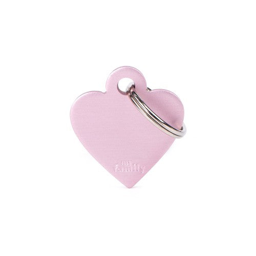 PLACA DE IDENTIFICACION EN FORMA DE CORAZON PARA MASCOTAS