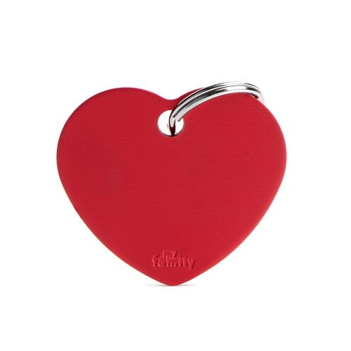 PLACA DE IDENTIFICACION EN FORMA DE CORAZON PARA MASCOTAS