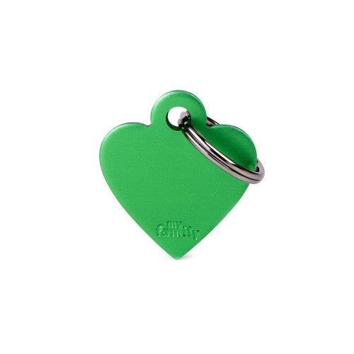 PLACA DE IDENTIFICACION EN FORMA DE CORAZON PARA MASCOTAS