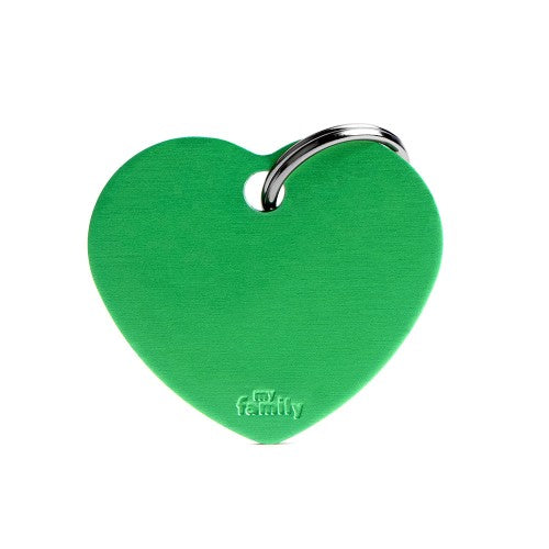 PLACA DE IDENTIFICACION EN FORMA DE CORAZON PARA MASCOTAS