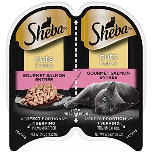 SHEBA GOURMET SALMON ENTREE