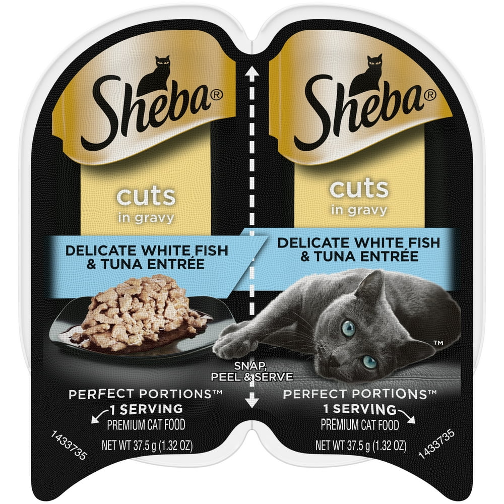 SHEBA DELICATE WHITE FISH & TUNA ENTREE