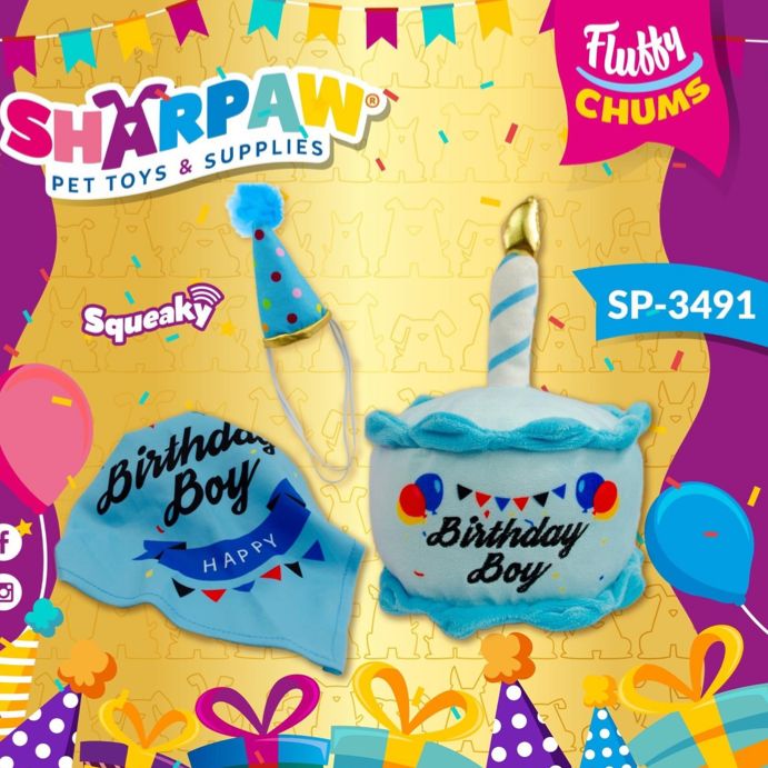 JUGUETE DE PELUCHE PARA MASCOTA FLUFFY