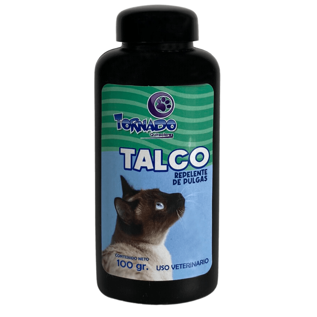 Talco repelente de pulgas para gato 100 g