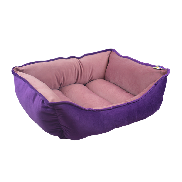 CAMA DOBLE VISTA CAPRI MORADO ROSA