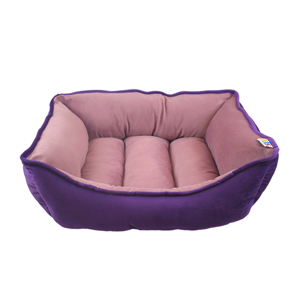 CAMA DOBLE VISTA CAPRI MORADO ROSA