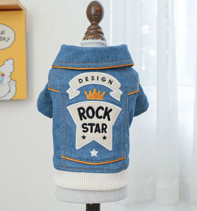 CHAMARRA MEZCLILLA ROCK STAR