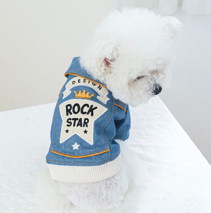 CHAMARRA MEZCLILLA ROCK STAR