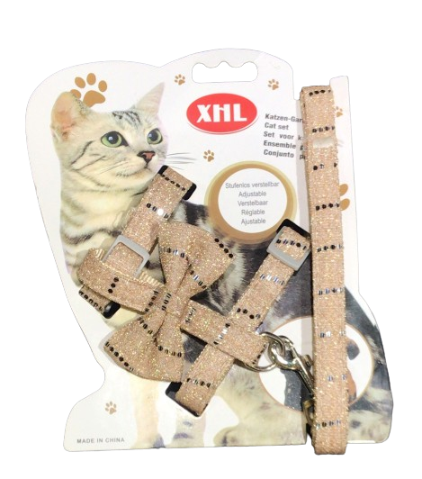 PECHERA PARA GATO MOÑO CON BRILLOS