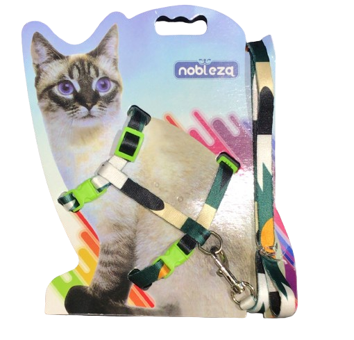 PECHERA PARA GATO MULTICOLOR CHICA