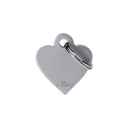PLACA DE IDENTIFICACION EN FORMA DE CORAZON PARA MASCOTAS