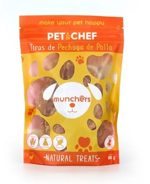 PREMIOS DESHIDRATADOS MUNCHERS PECHUGA DE POLLO