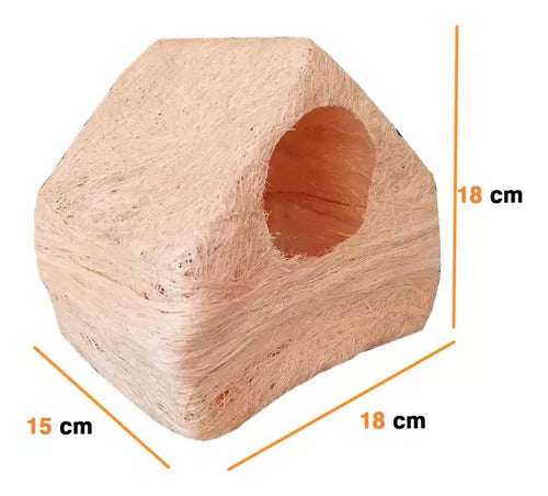 NIDO DE IXTLE PARA AVES PEQUEÑAS O MEDIANAS