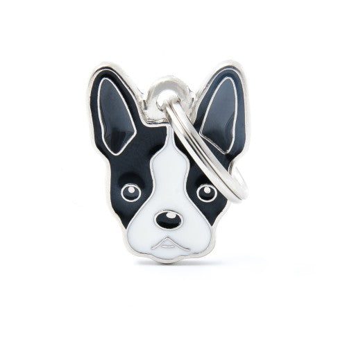 PLACA DE IDENTIFICACION BOSTON TERRIER