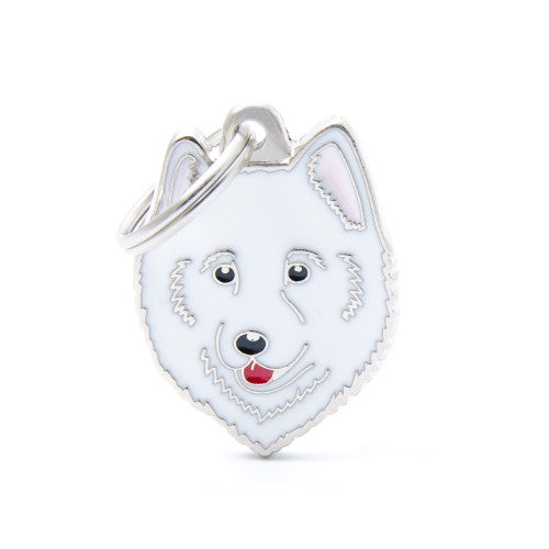 PLACA DE IDENTIFICACION SAMOYEDO