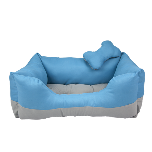 CAMA BICOLOR AZUL/GRIS