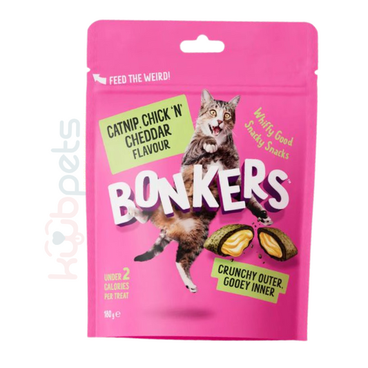 Premios Bonkers para Gato Sabor Cheddar 85 grs